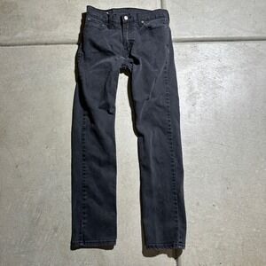 Levi's 511 Slim Fit Jeans Mens 29x32 Black Washed Denim 04511-1907 Pants